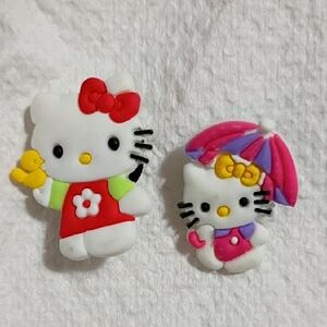 Bundle Of 2 Crocs Hello Kitty charms